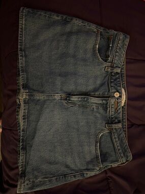 Abercrombie & Fitch Blue Denim Mini Skirt